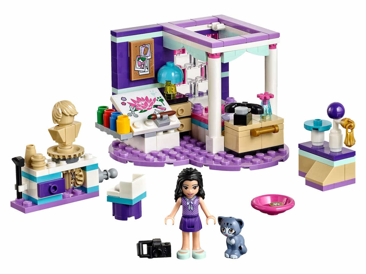 Emma's Deluxe Bedroom LEGO Friends set (#41342-1, 2018)