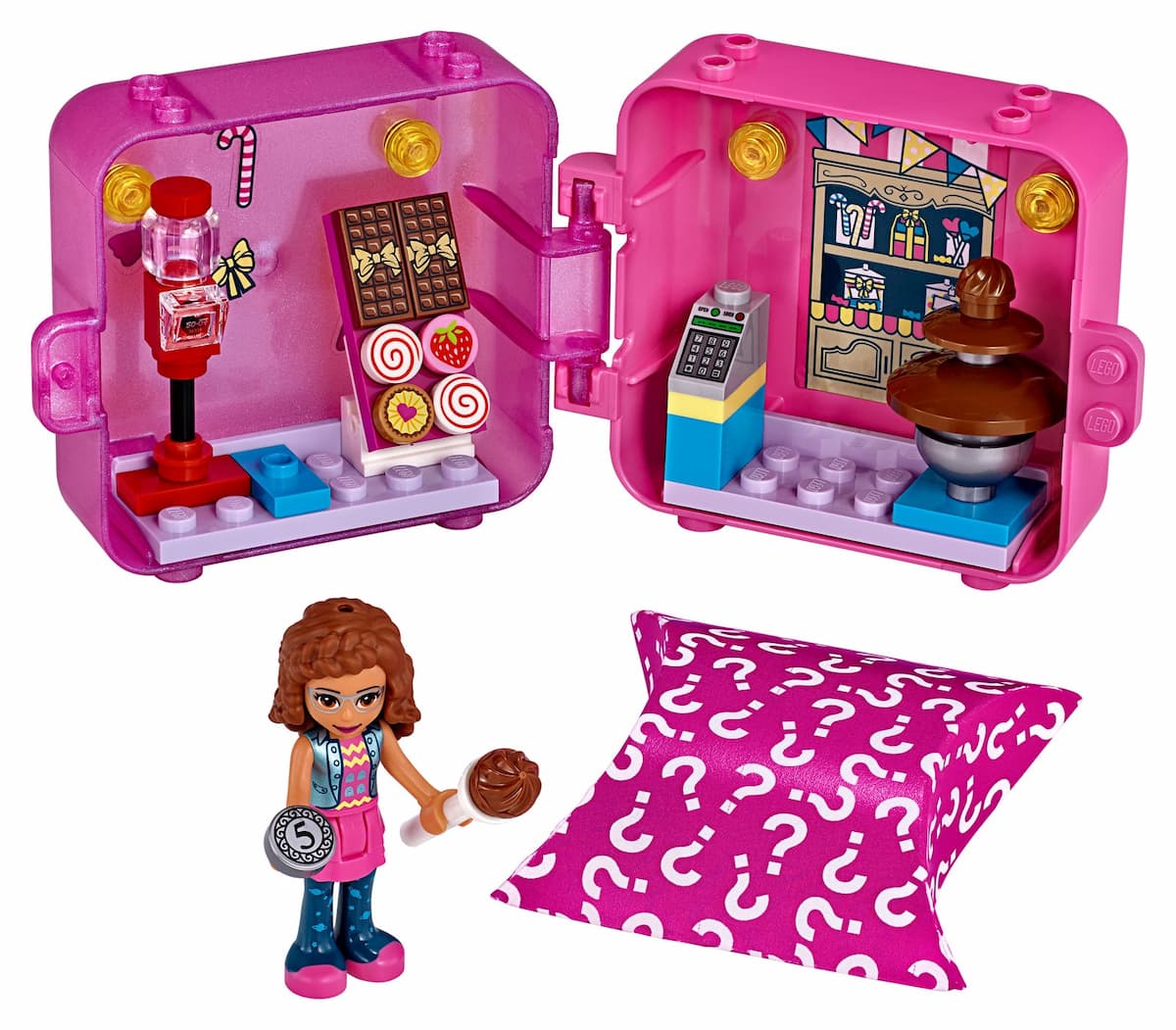 Olivia's Shopping Play Cube LEGO Friends set (#41407-1, 2020)