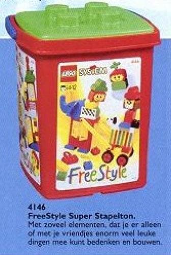 Extra Large Freestyle Bucket LEGO set (#4146-1, 1995)