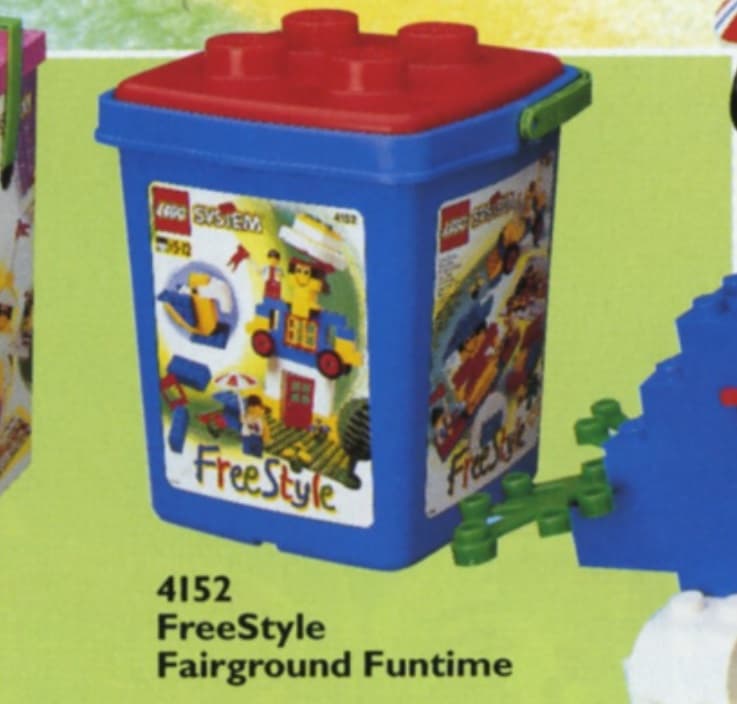 Large Freestyle Bucket LEGO set (#4152-1, 1995)