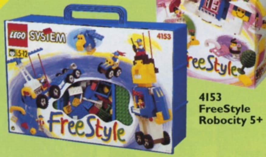 Large Freestyle Playcase LEGO set (#4153-1, 1995)