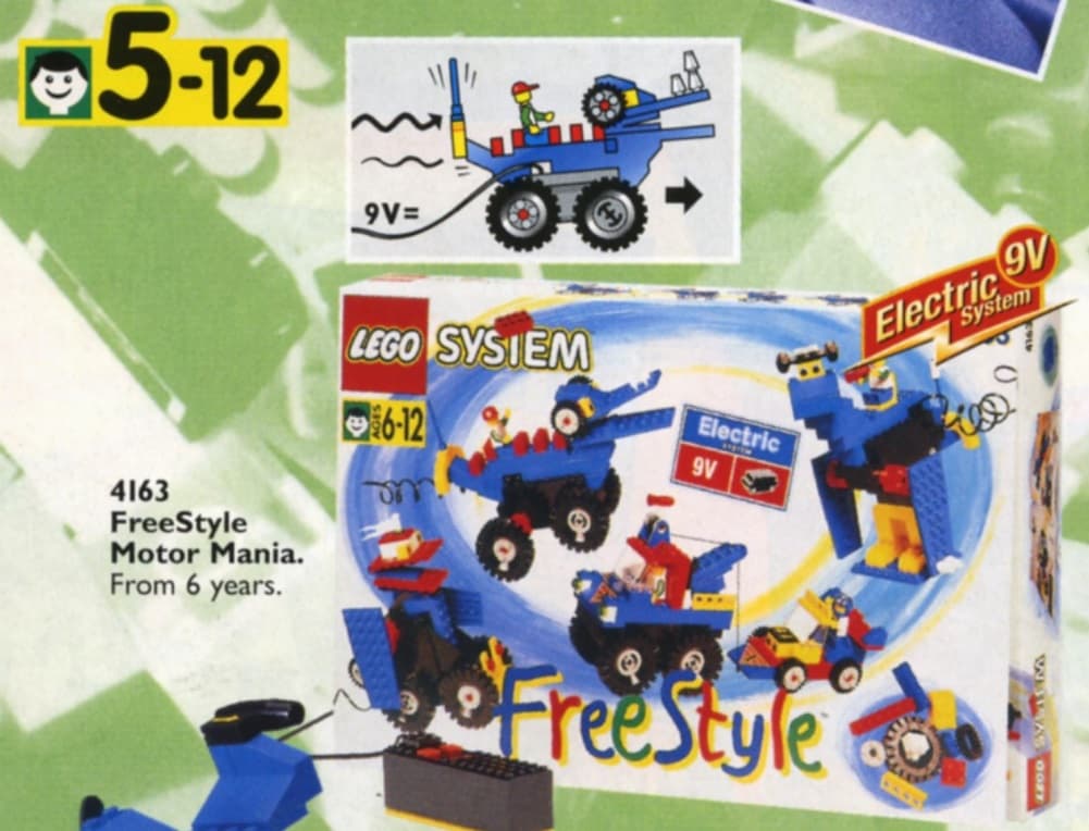 Electric Freestyle Set LEGO set (#4163-1, 1995)