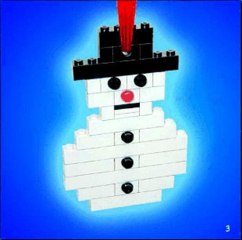 Snowman Ornament LEGO set (#4169306b-1)