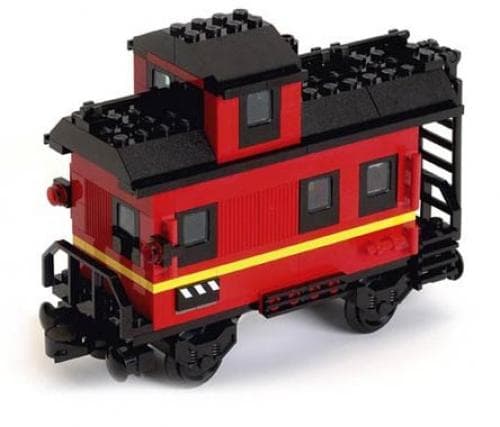 Caboose (White Box) LEGO set (#4186874-1, 2002)