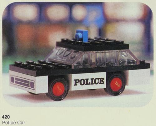 Police Car LEGO set (#420-1)