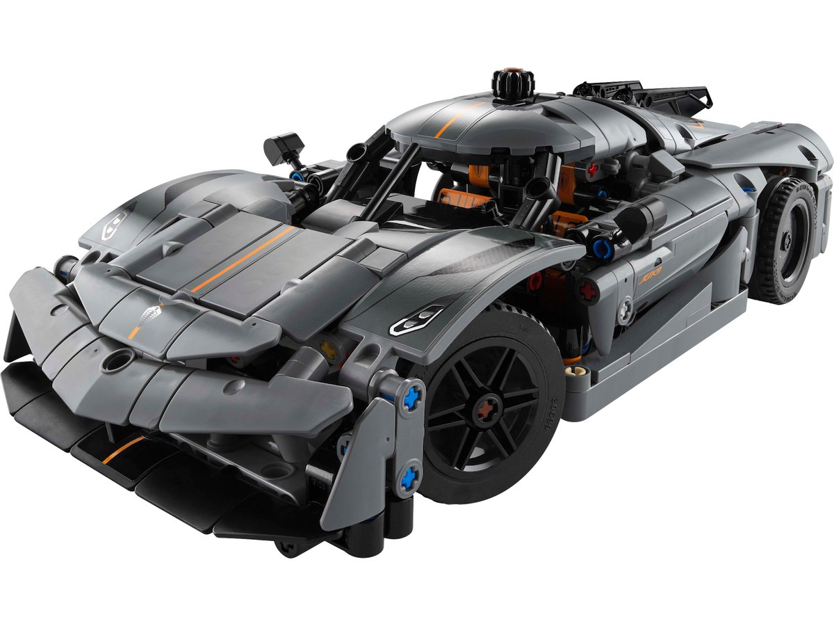 Koenigsegg Jesko Absolut Grey Hypercar LEGO set (#42173-1, 2024)
