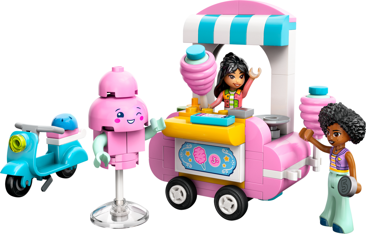 Cotton Candy Stand and Scooter
