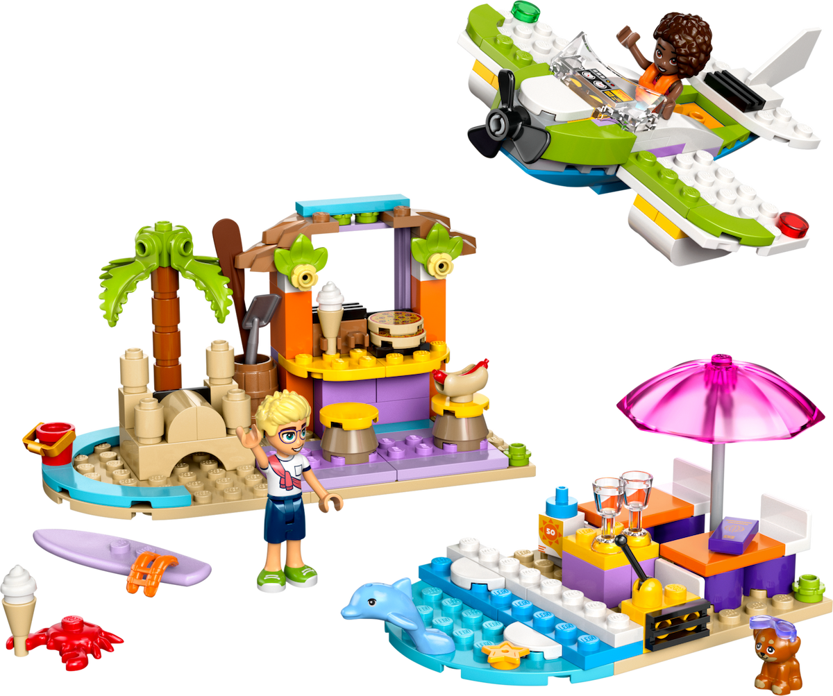 Creative Beach and Travel Suitcase LEGO Friends set (#42672-1, 2025)