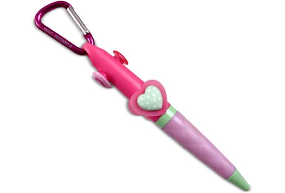 Clikits Heart Carabiner Pen