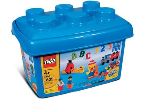 Fun with Building Tub - Reissue LEGO set (#4496-3)