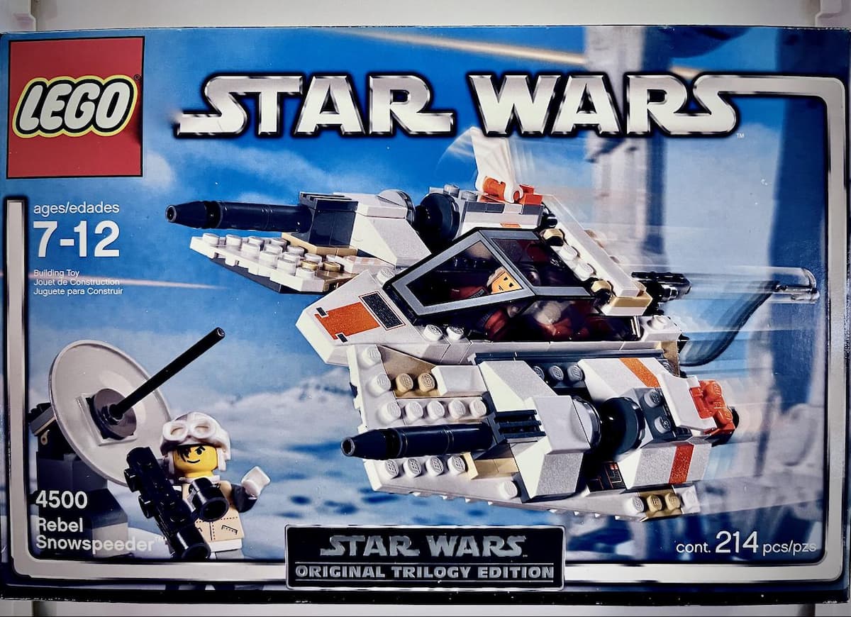 Rebel Snowspeeder [Redesign], Original Trilogy Edition box LEGO Star Wars set (#4500-2, 2004)