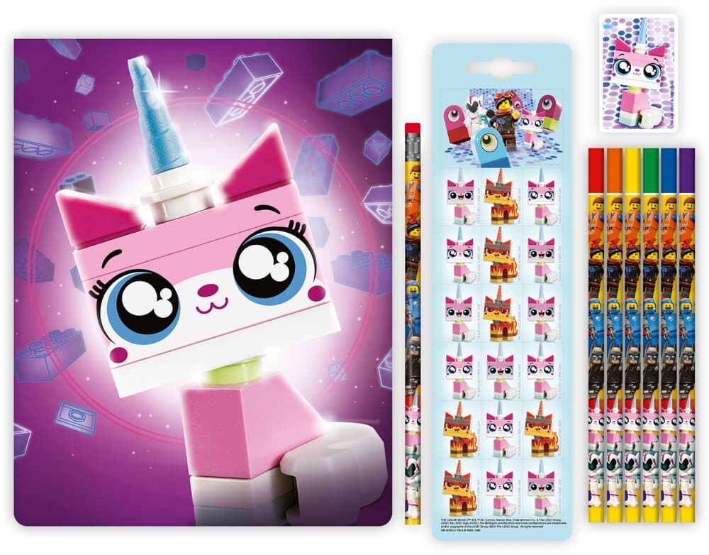 The LEGO Movie 2 Stationery Set - Unikitty