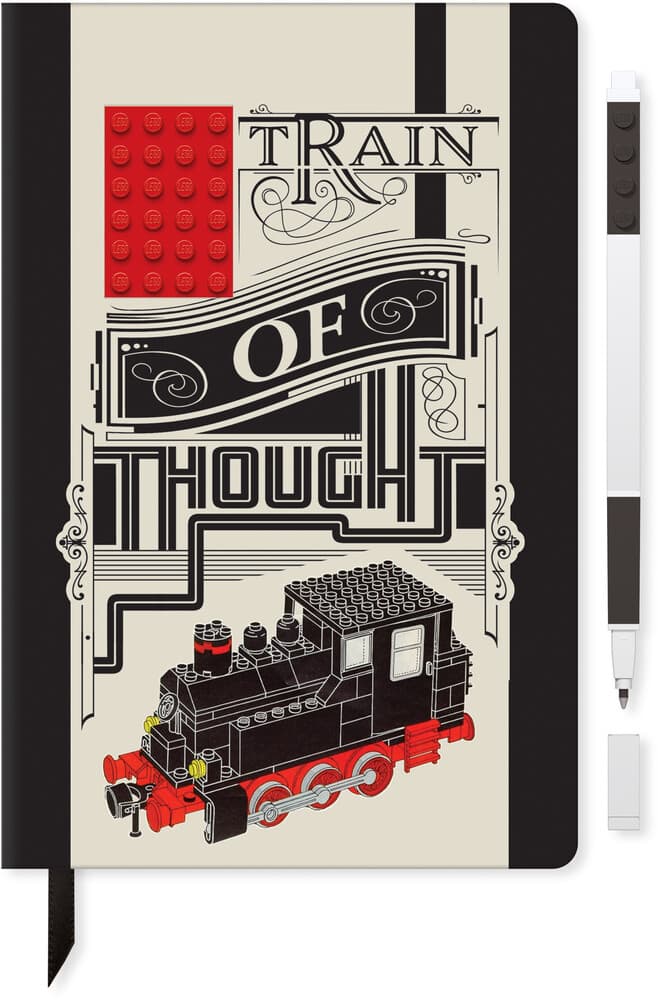 Notebook With 1 Pen: Train Of Thought