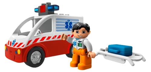 Ambulance LEGO Legoville set (#4979-1, 2007)