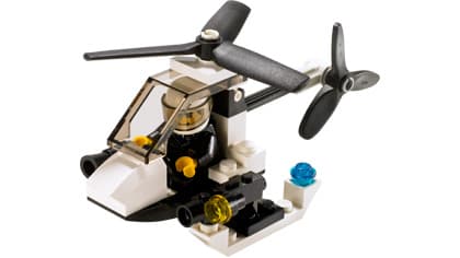 Police Helicopter LEGO set (#4991-1, 2007)