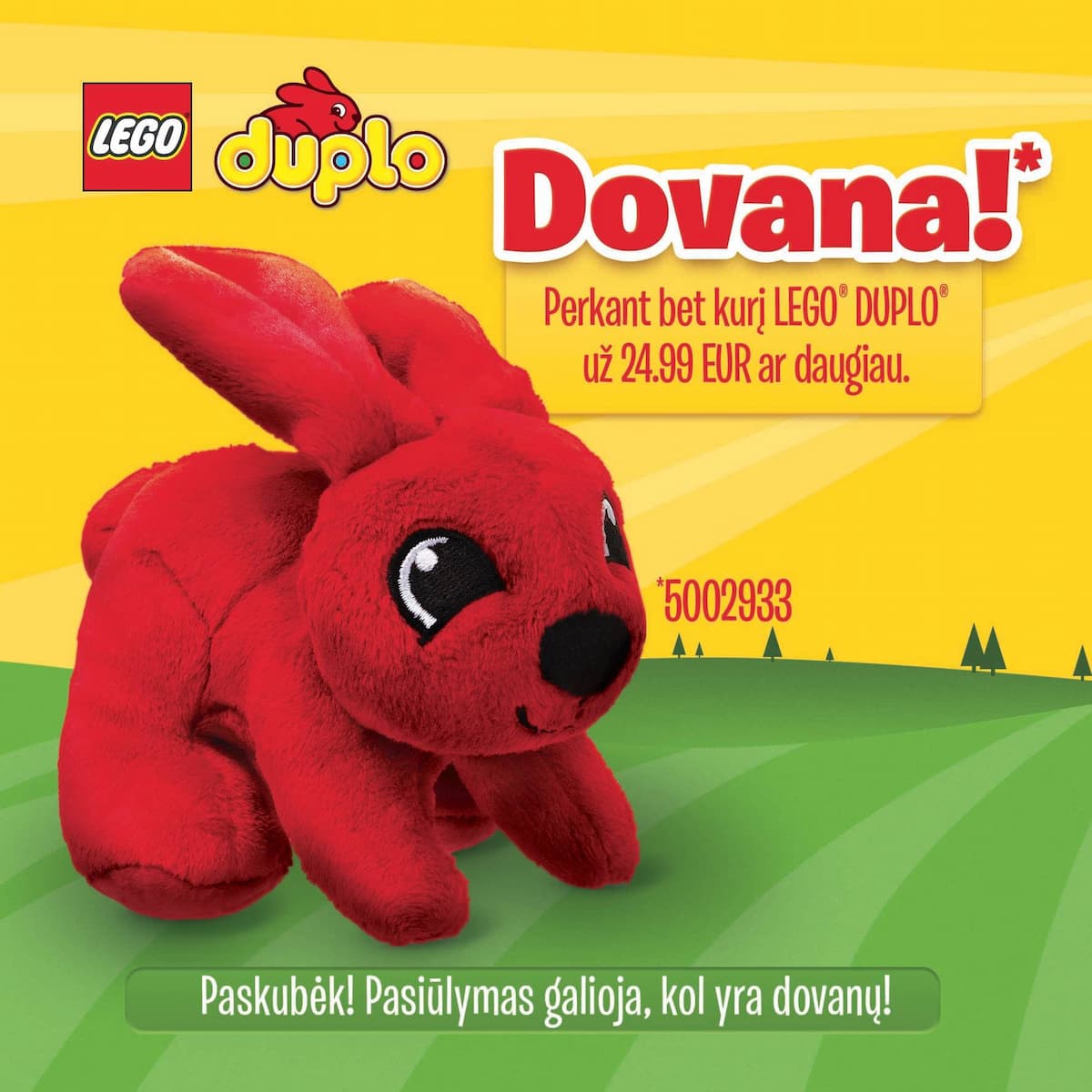 Duplo Bunny / Rabbit Plush