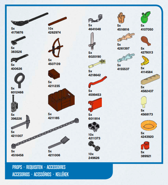 StoryStarter Props Replacement Pack LEGO set (#5003227-1)
