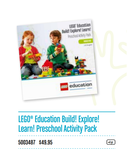 Build! Explore! Learn! Preschool Activity Pack
