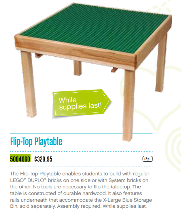 Flip-Top Playtable