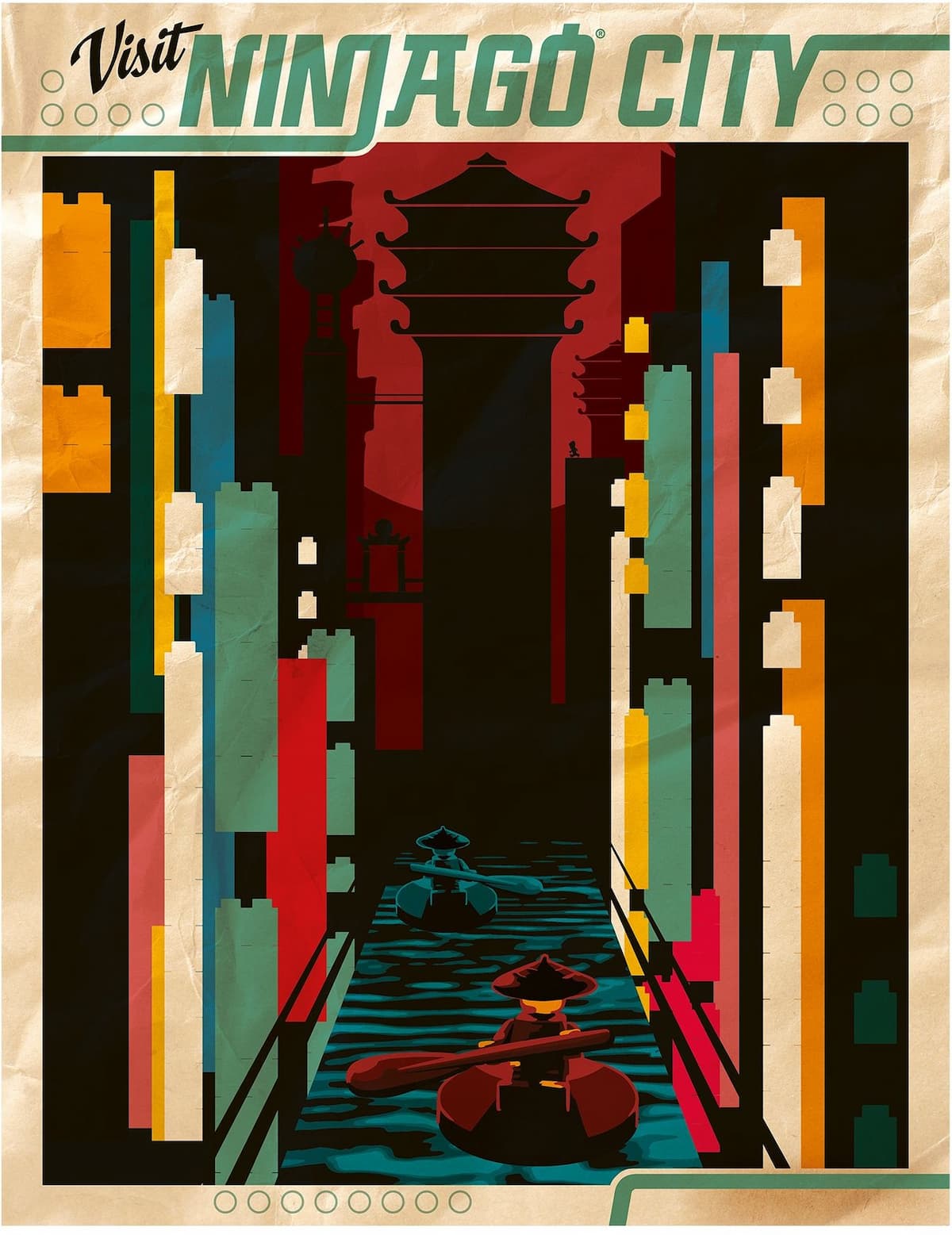 Visit Ninjago City Poster