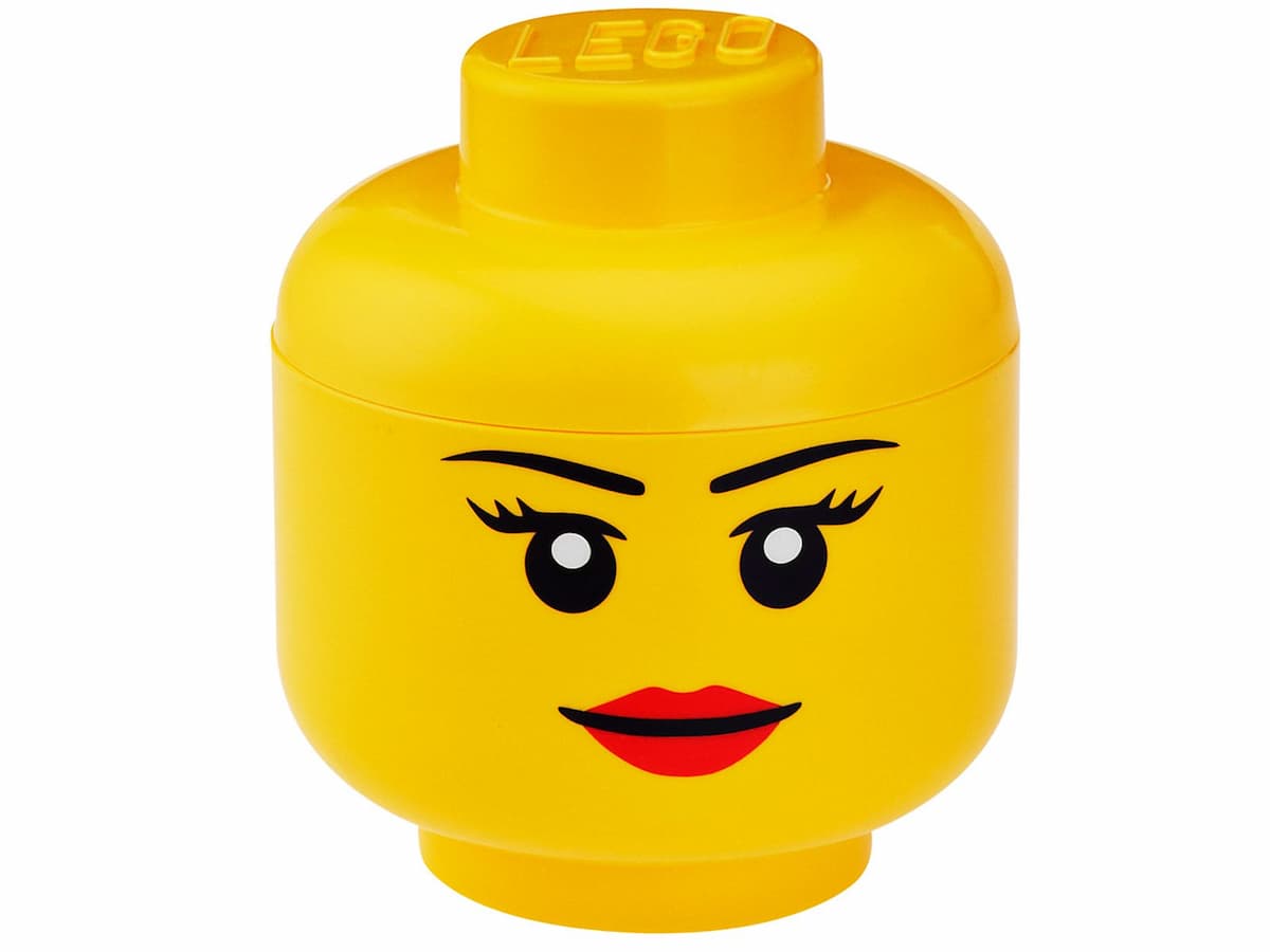 Storage Head L (Girl) LEGO Storage set (#5005527-1, 2018)