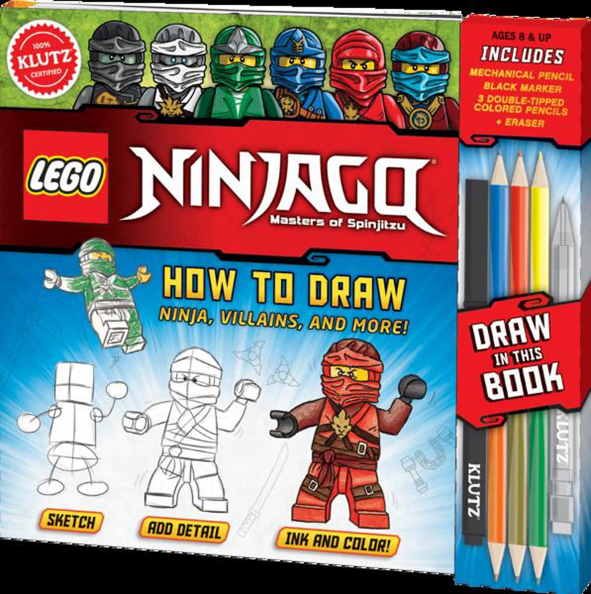 Ninjago: How to Draw Ninjas, Villains, and More! LEGO set (#5005631-1)
