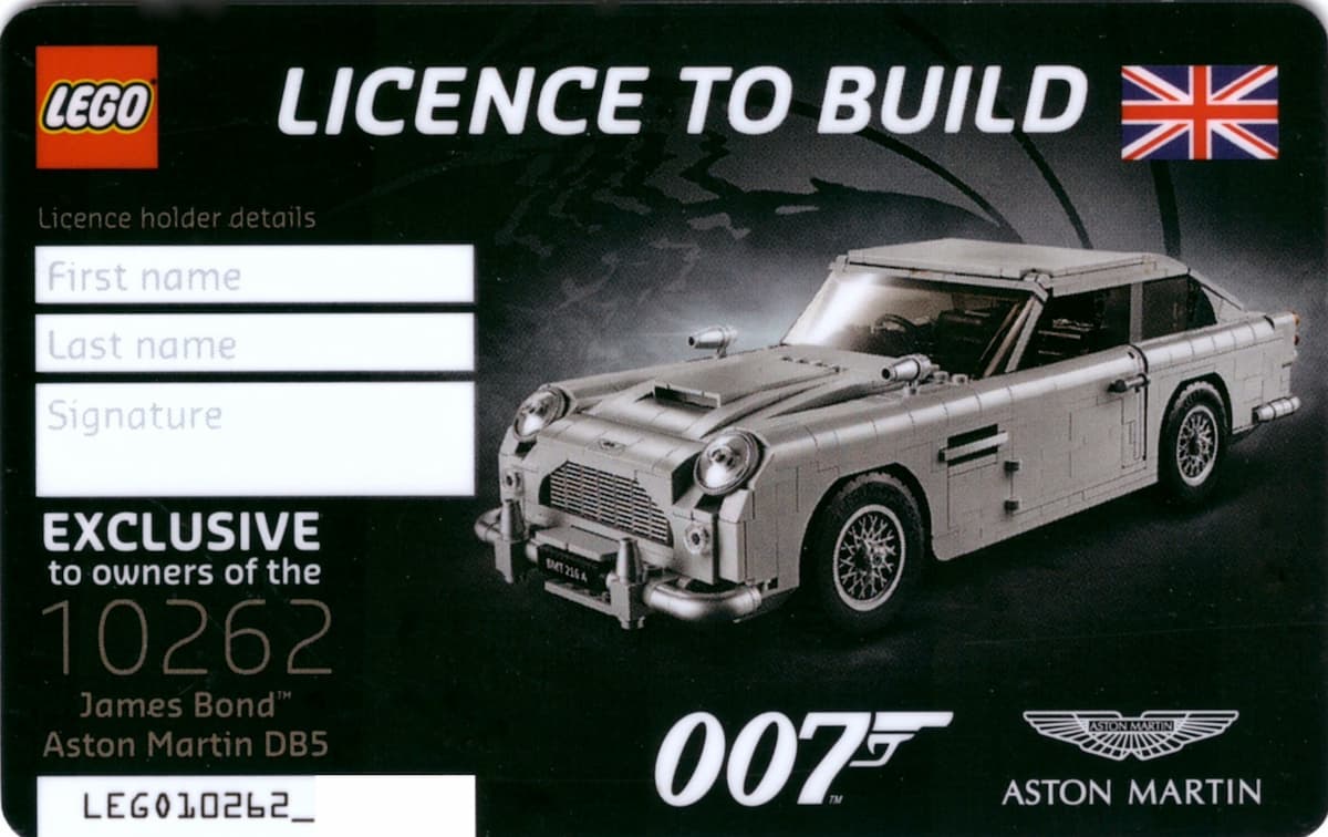 License To Build LEGO set (#5005665-1)