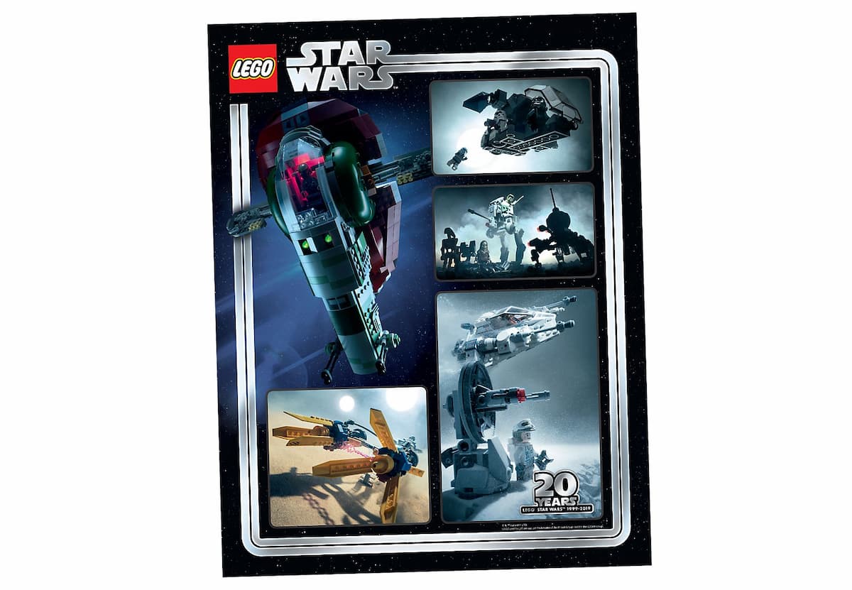 Star Wars 20th Anniversary Art Print LEGO set (#5005888-1)