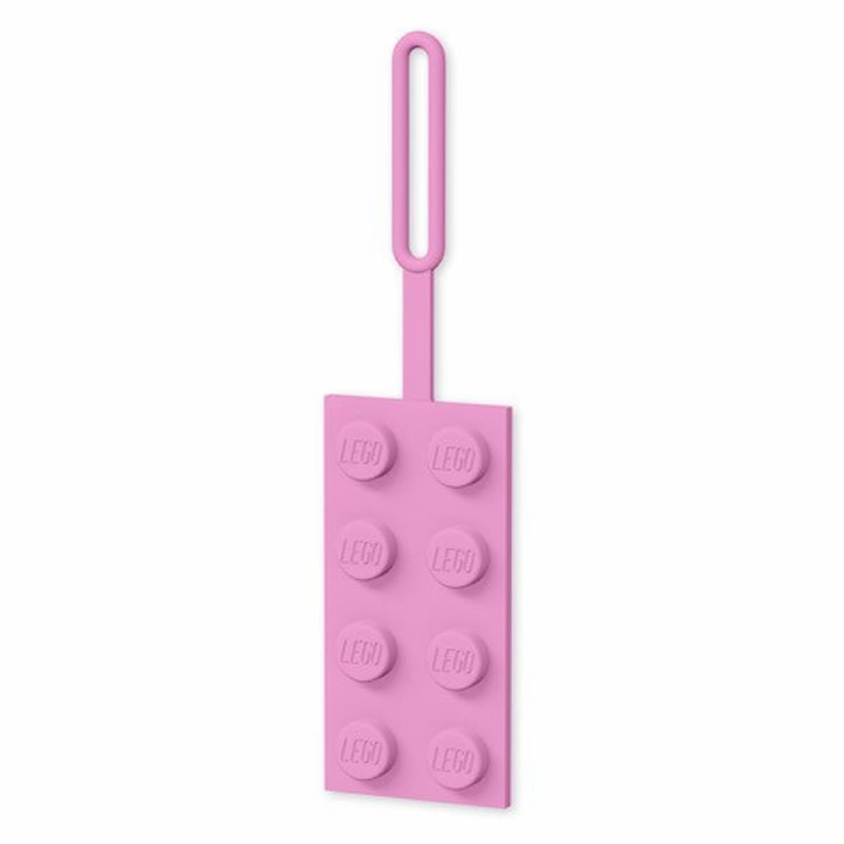 Bright Pink Brick Luggage Tag LEGO set (#5005903-1)