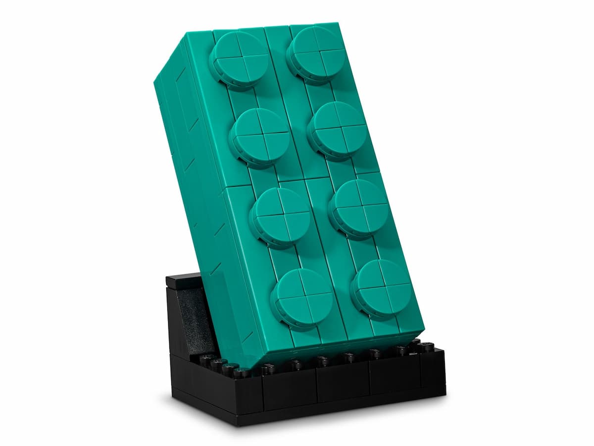 Buildable 2x4 Teal Brick