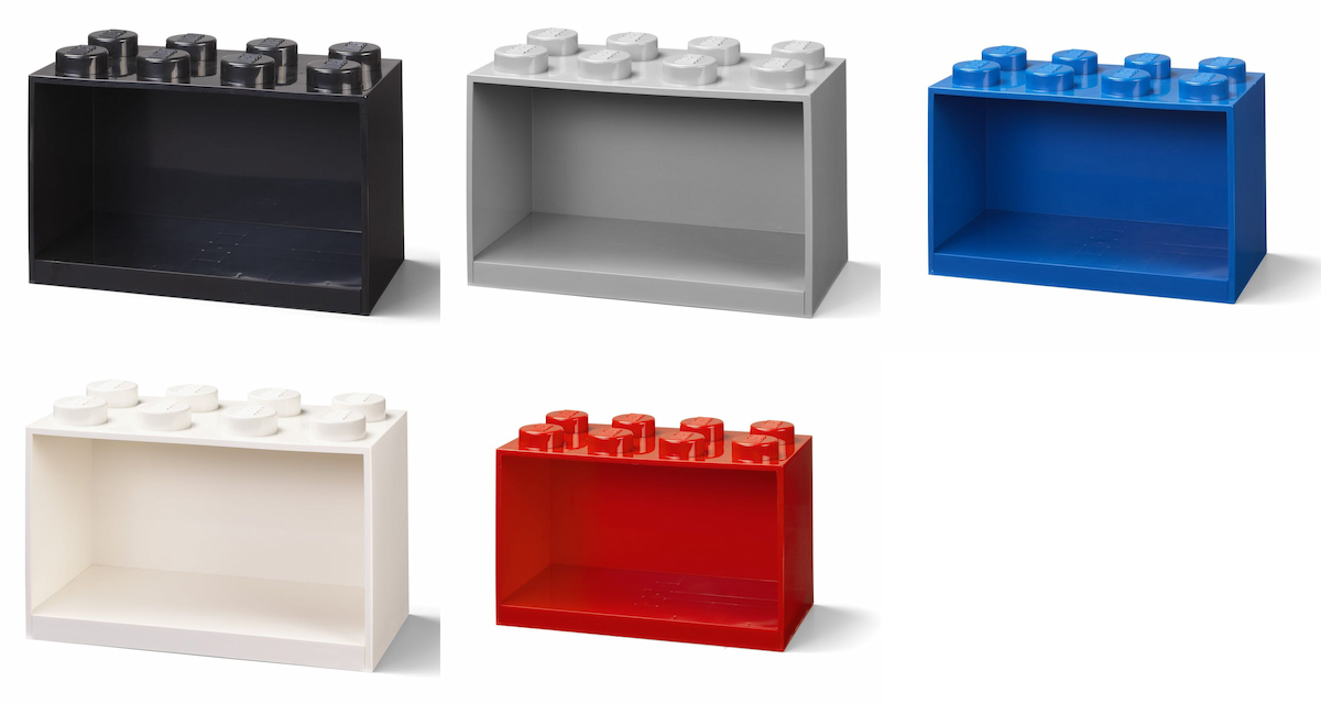 Brick Shelf 8 Knobs (All Colors)