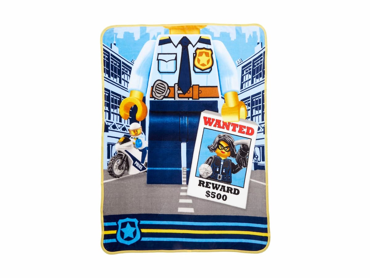 City Police Plush Throw