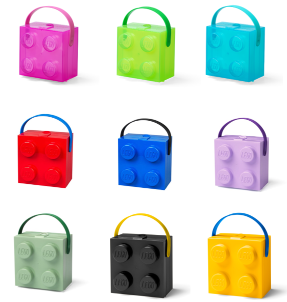 Box with Handle (All Colors) LEGO Storage set (#5007270-1, 2022)