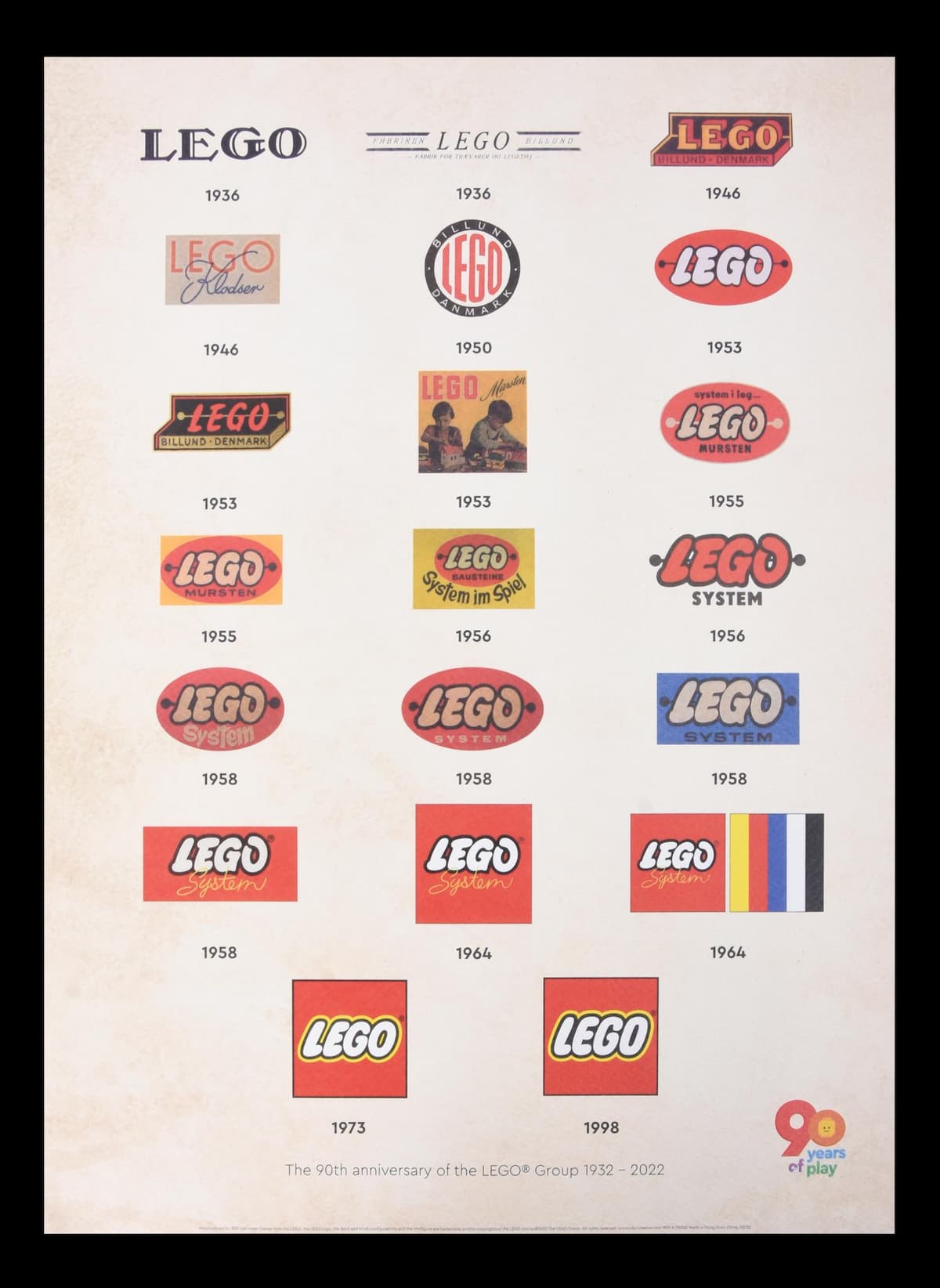 Vintage LEGO Logo Poster LEGO set (#5007504-1)