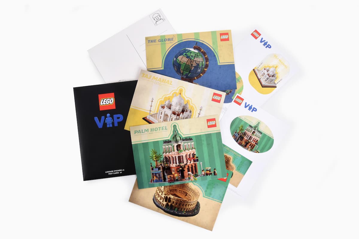 Travel Postcard and Sticker Set