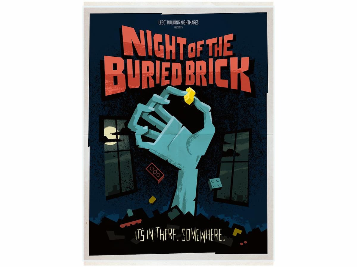 Night of the Buried Brick Halloween Poster LEGO set (#5008243-1)