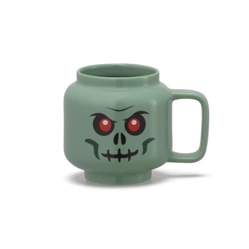 Minifigure Ceramic Mug (Green Skeleton 255ml)