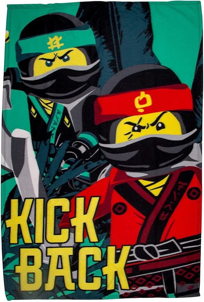 The LEGO Ninjago Movie Kick Back Fleece Blanket