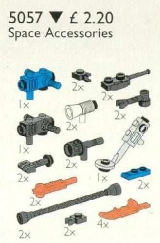 Space Accessories LEGO set (#5057-1, 1993)