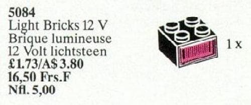 12V Light Brick LEGO set (#5084-1, 1989)