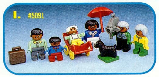 Hispanic Family LEGO set (#5091-1, 1995)