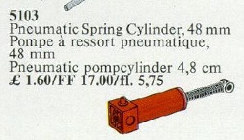 Pneumatic Spring Cylinder, 48 mm