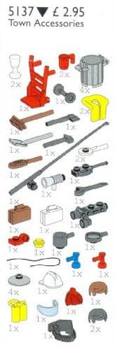 Town Accessories LEGO set (#5137-1)