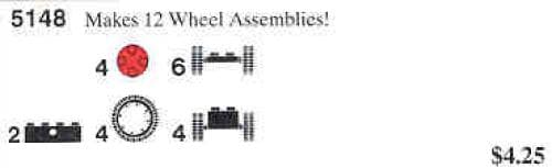 Wheels LEGO set (#5148-1)