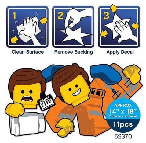 Emmet Staticker LEGO Gear set (#52370-1, 2019)