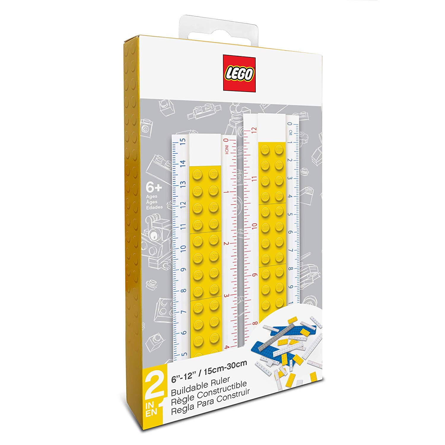 Buildable Ruler (Yellow)