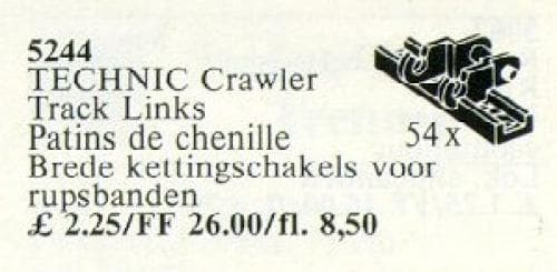 TECHNIC Bulldozer Chainlinks LEGO set (#5244-1)