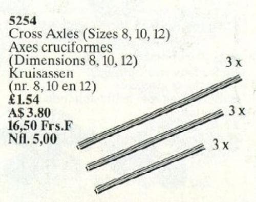 Cross Axles (Sizes 8, 10, 12)