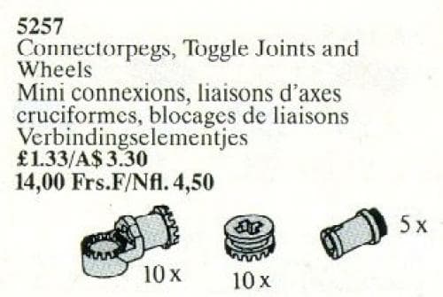 Connector Pegs, Toggle Joints, and Wheels
