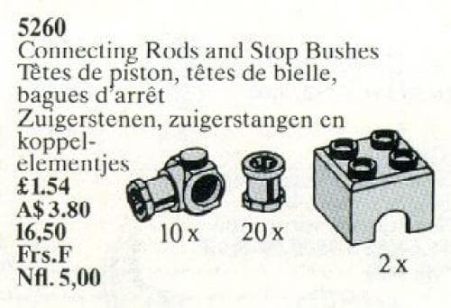 Connecting Rods and Stop Bushes LEGO set (#5260-1)